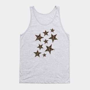 Leopard Print Stars Tank Top